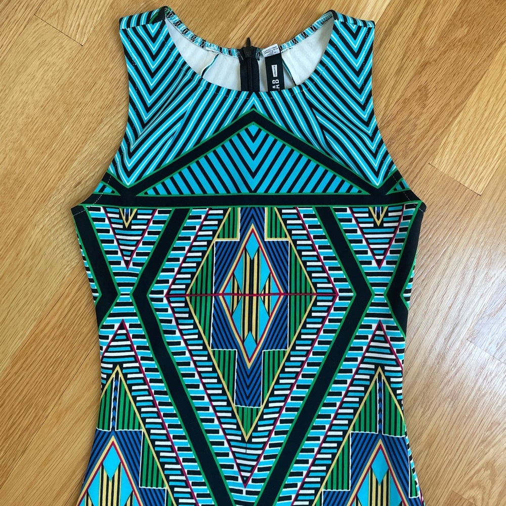 Design Lab Multicolor Mini Dress - Picture 2 of 8